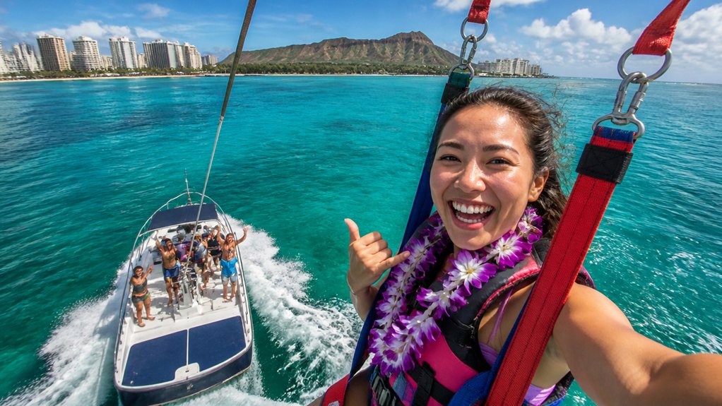 best waikiki birthday parasailing