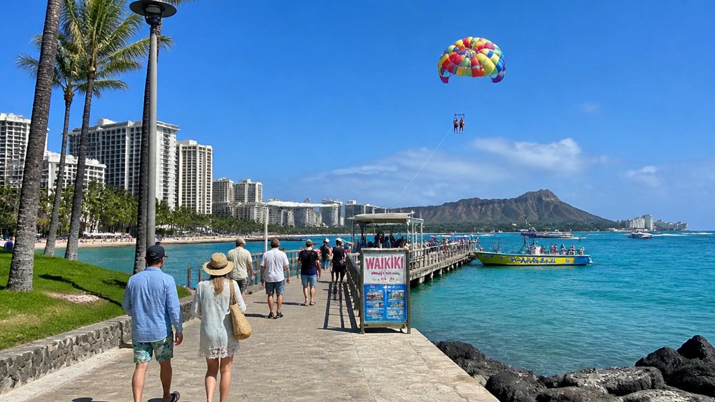 easiest waikiki pier walk