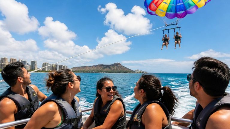 group waikiki parasailing tours