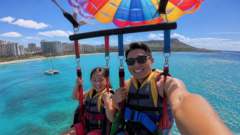 kids parasailing requires parent