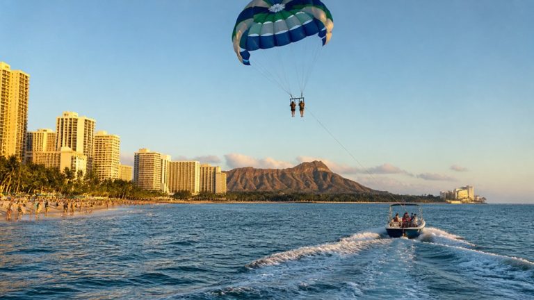 last minute waikiki parasailing tour