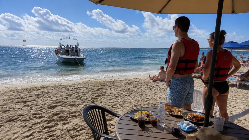 parasailing before or after lunch