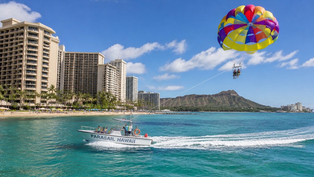 top parasailing near sheraton