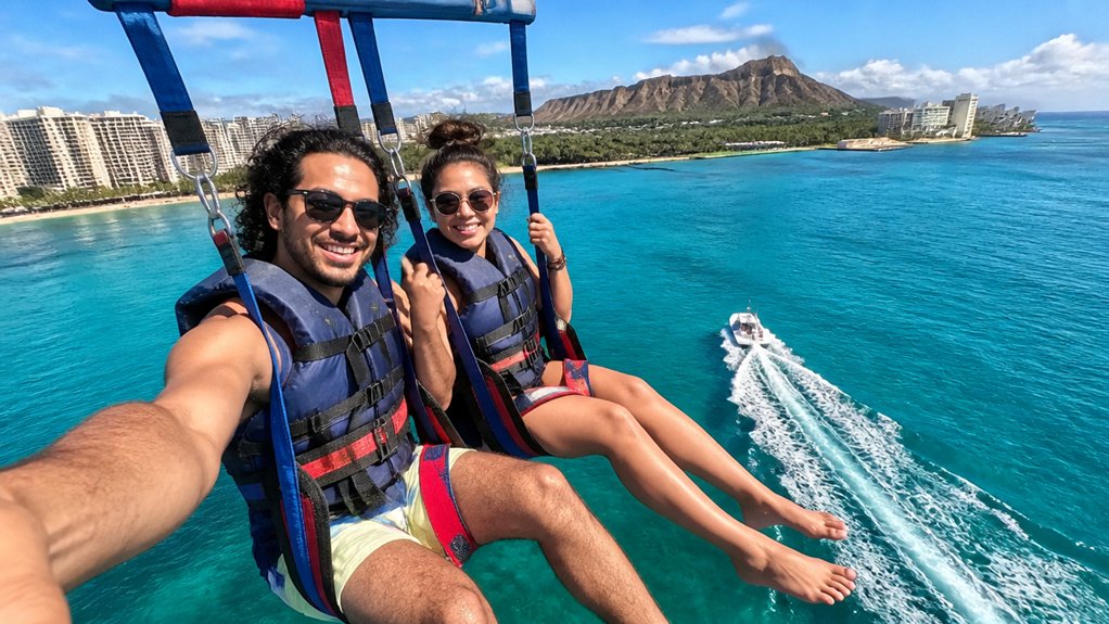 waikiki parasailing costs 80 150