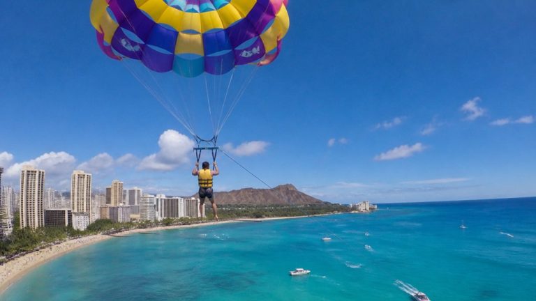 waikiki parasailing height overview